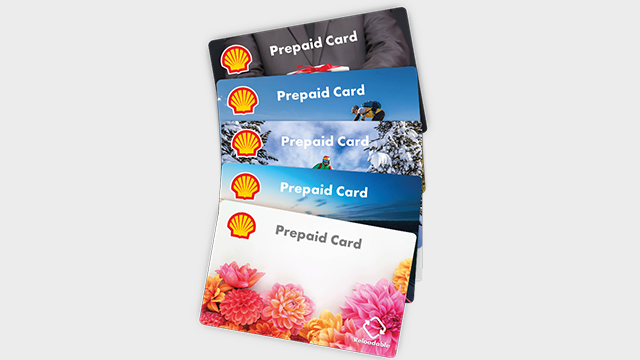 Kartenmotive Shell Prepaid Card